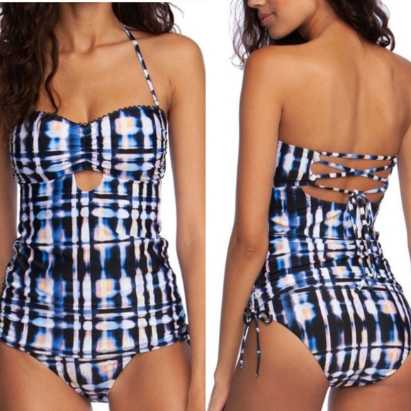 LUCKY BRAND Sweetheart Bandeau Tankini Set - Picture 2 of 10